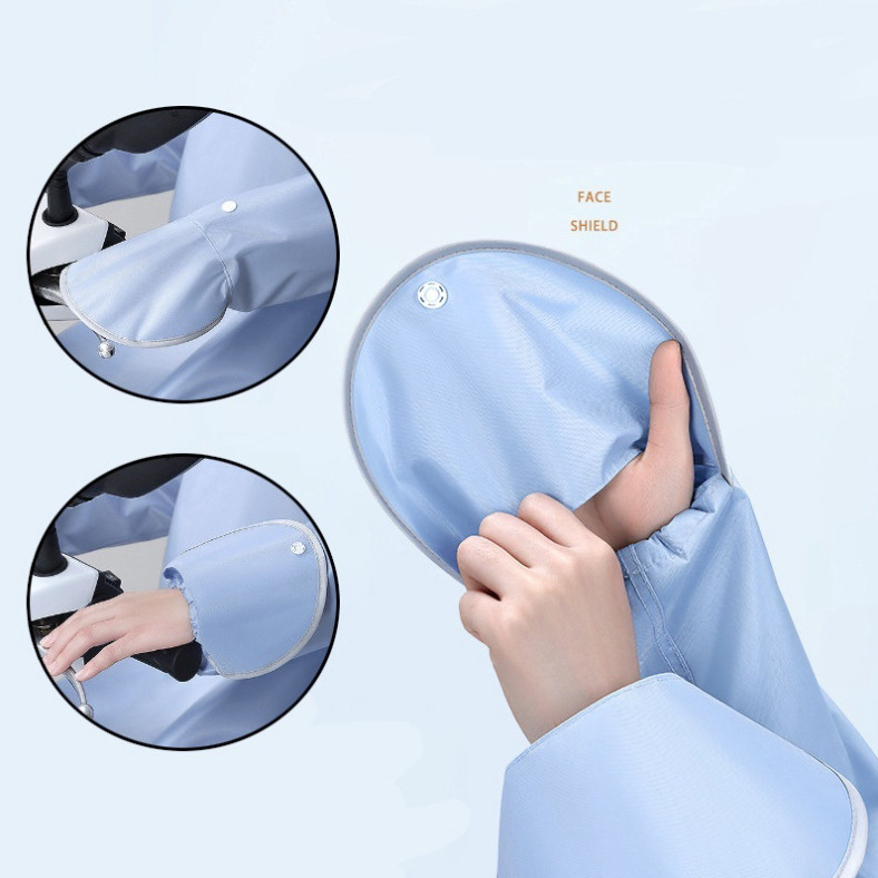 Áo Mưa Đi Xe Che Kín Toàn Thân SIEGIS Phong Cách Nhật Bản Có Kính Chắn Nước Tiện Lợi Chất Liệu Chống Thấm Dày Dặn