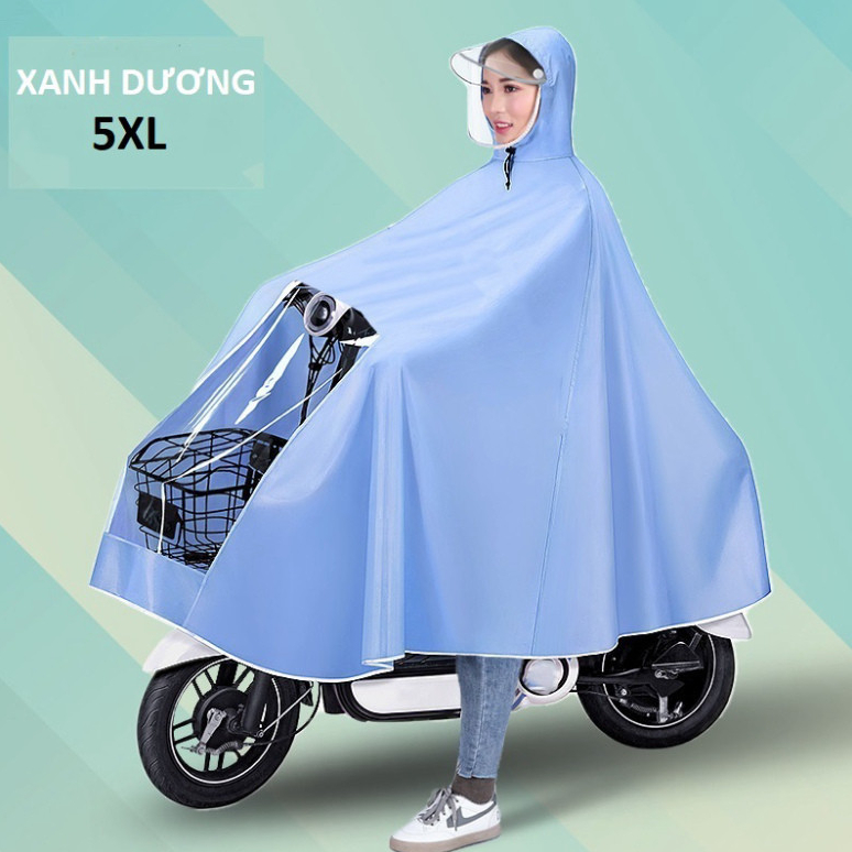 Áo Mưa Choàng Nhật Bản SIEGIS Cánh Dơi Có Kính Chắn Nước Tiện Lợi, Áo Mưa Đi Xe Choàng Toàn Thân Chống Thấm Cao Cấp