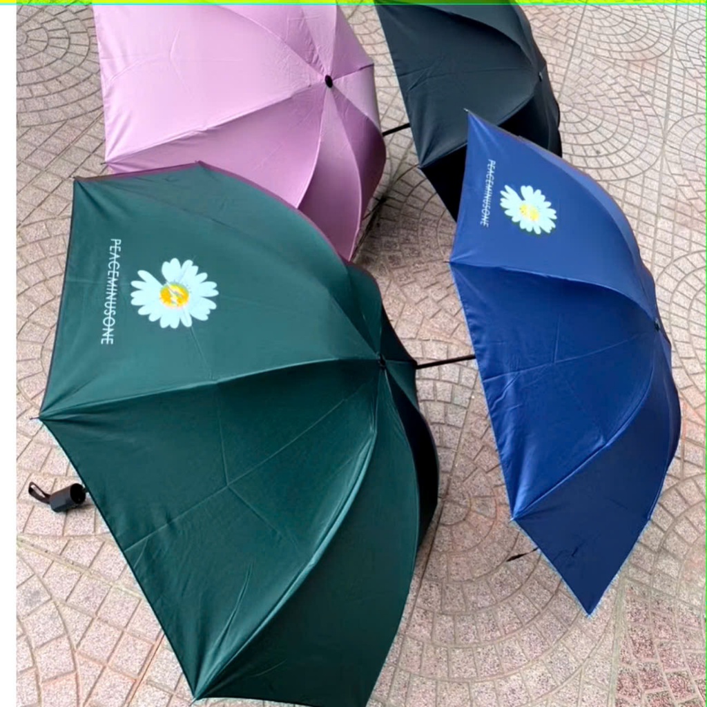 Ô HOA CÚC 3 LỚP,  Ô Dù Hoa Cúc 3 Lớp Chống Tia UV - Ô HOA CÚC GẤP GỌN-MA09OHOACUC39