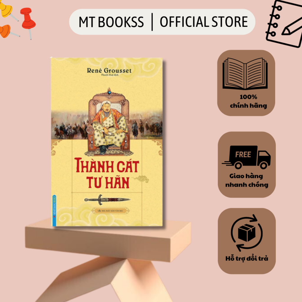 Sách - Thành Cát Tư Hãn - bìa cứng