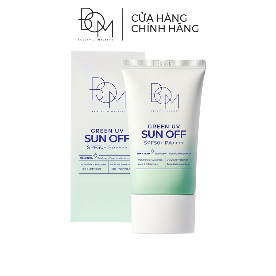 Ảnh Bộ Đôi 2 Chai Kem Chống Nắng BOM Green UV SUN OFF (SPF50+,PA++++) 50ml 4