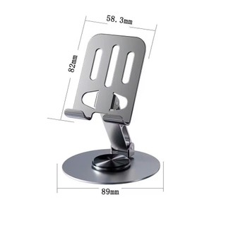 Giá đỡ điện thoại bằng kim loại xoay,  KỆ GIÁ ĐỠ ĐIỆN THOẠI XOAY 380 ĐỘ GIÁ INOX - GIADODIENTHOAI72