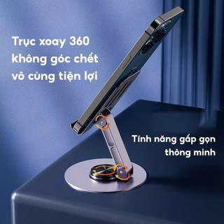 Giá đỡ điện thoại bằng kim loại xoay,  KỆ GIÁ ĐỠ ĐIỆN THOẠI XOAY 380 ĐỘ GIÁ INOX - GIADODIENTHOAI72
