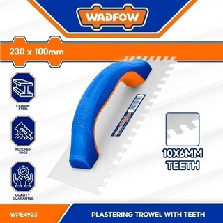 ĐỒ NGHỀ WADFOW Bay trát vữa có răng 230x100mm WPE4923