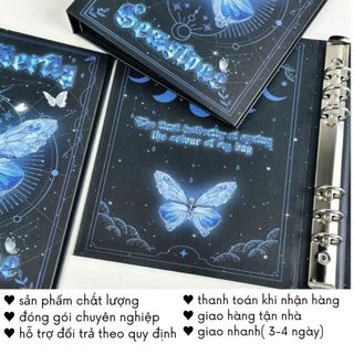 Album Rỗng Không Kèm Sheet Sổ Binder A5 Sưu Tầm Ảnh Đựng Card Kpop Butterfly Timo VPBL15
