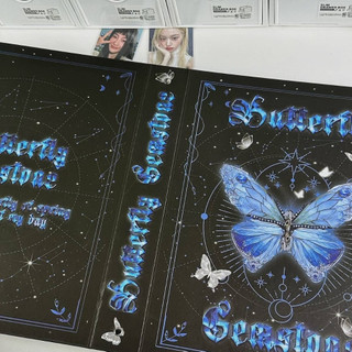 Album Rỗng Không Kèm Sheet Sổ Binder A5 Sưu Tầm Ảnh Đựng Card Kpop Butterfly Timo VPBL15