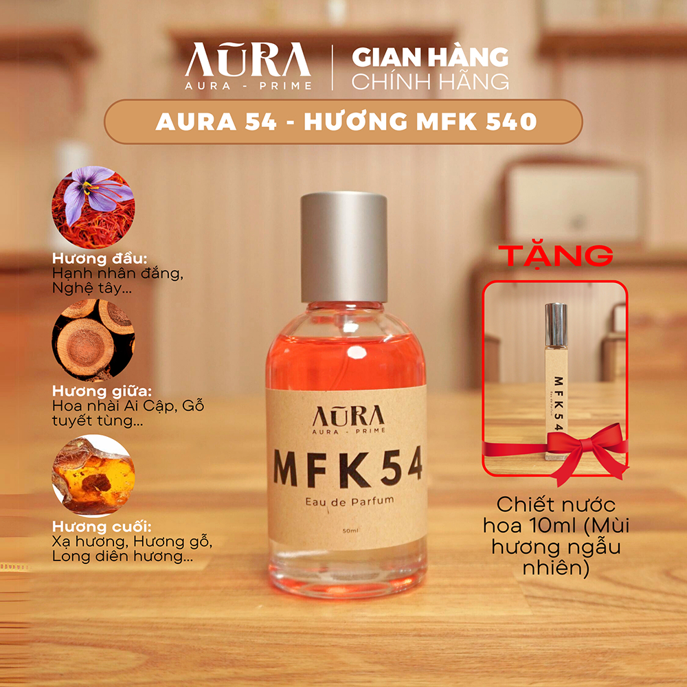 Nước hoa unisex Aura Prime MFK54 - Phong cách sang trọng, gợi cảm, đẳng cấp