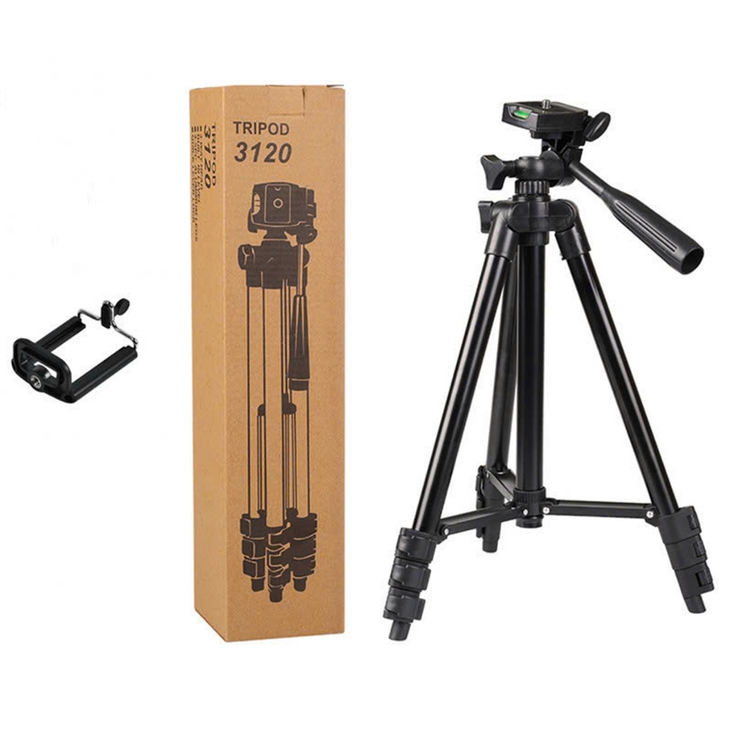 Ảnh Giá Đỡ Quay Phim 3 Chân Máy Chụp Ảnh TF-3110 3120 Tặng Kèm Miếng Kẹp Điện Thoại Gậy Livestream, Quay Tiktok, Chụp Ảnh 1