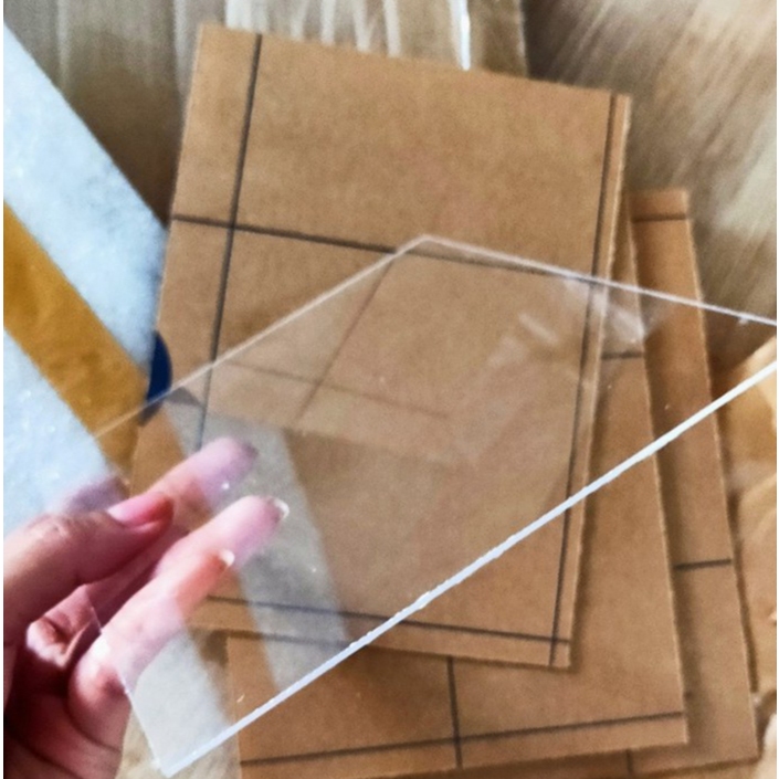 Tấm Mica Trong Suốt, Đủ Kích Thước (10cm,A5,A4,A3), Độ Dày (1mm,2mm,3mm ...