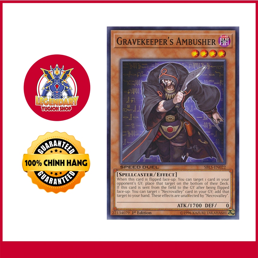 [Thẻ Bài Yugioh Chính Hãng] GraveKeeper's Ambusher | Shopee Việt Nam