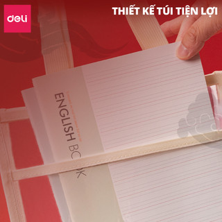 Túi Tote Túi Học Thêm Deli Trong Suốt Dễ Thương Sức Chứa Lớn Chống Nước, Chống Bụi Đựng Tài Liệu Sách Vở Học Sinh