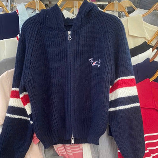 LT - Áo khoác len mũ hoodie khoá kéo dài tay thu đông len gạo dày dặn 637
