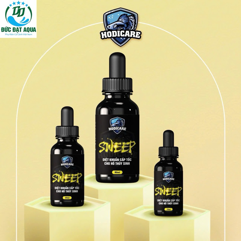 SWEEP (HODICARE) sản phẩm xử lý cá cảnh bị nấm, bỏ ăn, lờ đờ, xuất huyết, cắt tảo nhanh chóng 8