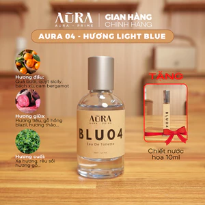 Nước hoa nam AURA PRIME BLU04 mang mùi hương tươi mát, nam tính, trẻ trung