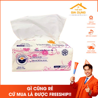Khăn giấy ăn Vietnam Ariline giấy rút 300 tờ