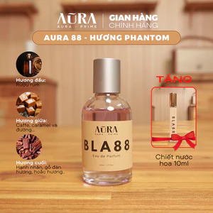Nước hoa unisex BLA88 Hương thơm từ rư ợu rum, cà phê mang đến cảm giác huyền bí, quyến rũ và sang trọng - AURA PRIME