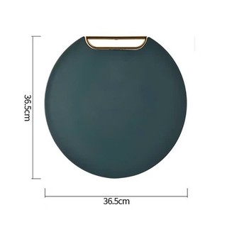 Thớt TRÒN XANH PE kháng khuẩn chống trượt, chống nấm mốc,  THỚT NHỰA KHÁNG KHUẨN SIZE 32 - MÃ: THOTNHUAKHANGKHUAN