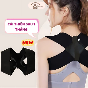 Đai chống gù lưng nam nữ nâng vòng 1 Đai đeo chống gù lưng bảo vệ cột sống thẳng lưng BEST - DCG01