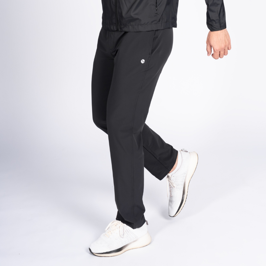 Ảnh Quần Gió Nam Livan Sport LV24W04M301, Quần Gió Co Giãn, Thoải Mái Vận Động, Quần Dài Nam, Quần Dài Nam Cạp Chun 3