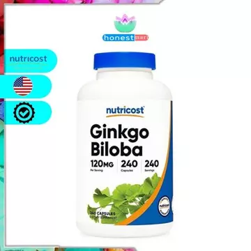 Hỗ trợ bỗ não Ginkgo Biloba Nutricost Ginkgo Biloba 120mg 240 viên