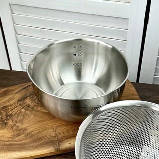 Bộ rổ chậu Chockmen [251] inox cao cấp, đa năng 20/22/24/28cm, Dày đẹp, không gỉ