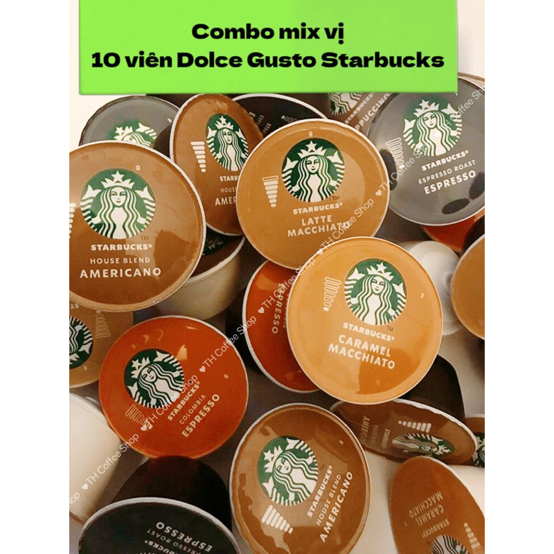 ( Dành cho máy Dolce Gusto) - Combo mix vị 10 viên nén Dolce Gusto ...