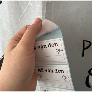 Set 100 Tem mã vận đơn và cảm ơn