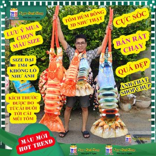 THÚ BÔNG CON TÔM ALASKA TÔM HÙM BÔNG 3D SIÊU TO NHƯ THẬT - GẤU BÔNG TÔM HÙM DOLL TOYS HÀNG ĐỘC