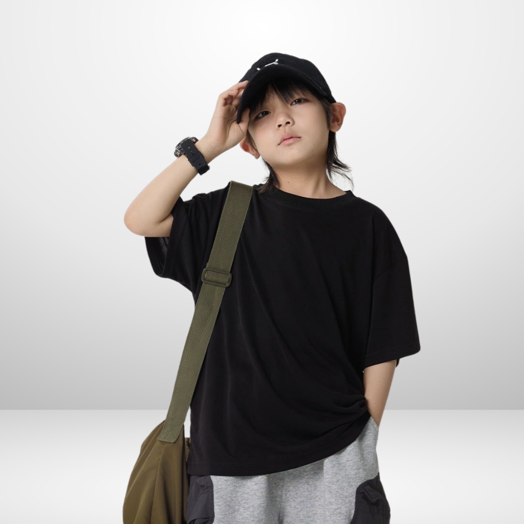Áo thun ngắn tay mùa hè cho bé trai, bé gái in hình năng động, cổ tròn full size  | JJ Kids Fashion