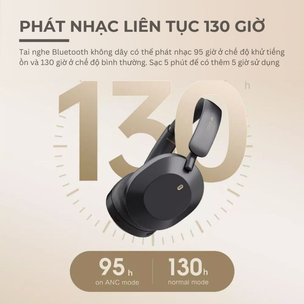 Tai nghe Bluetooth iKF SOLO, Chống ồn chủ động đỉnh cao, Âm thanh HiFi, Bass mạnh -Bảo hành 12 tháng | BigBuy360 - bigbuy360.vn