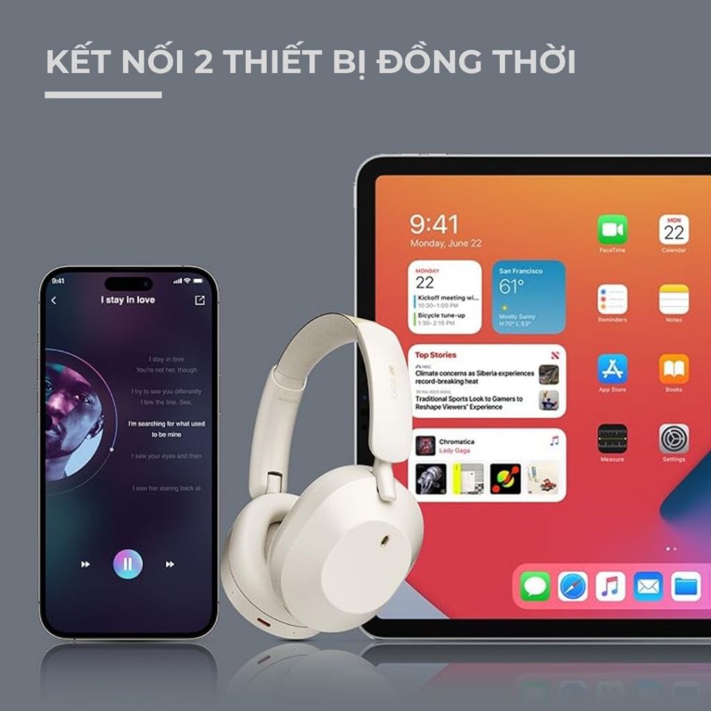 Tai nghe Bluetooth iKF SOLO, Chống ồn chủ động đỉnh cao, Âm thanh HiFi, Bass mạnh -Bảo hành 12 tháng | BigBuy360 - bigbuy360.vn