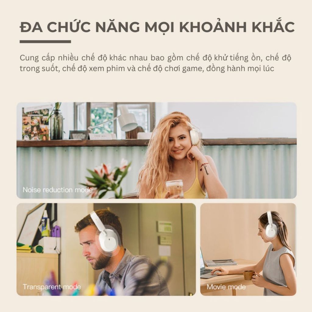 Tai nghe Bluetooth iKF SOLO, Chống ồn chủ động đỉnh cao, Âm thanh HiFi, Bass mạnh -Bảo hành 12 tháng | BigBuy360 - bigbuy360.vn