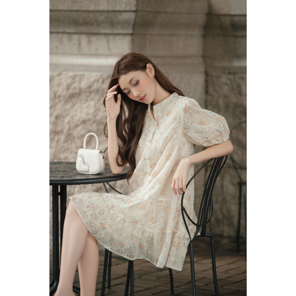 Ảnh OLV - Đầm hoa suông babydoll Bellona Fleur Dress 3