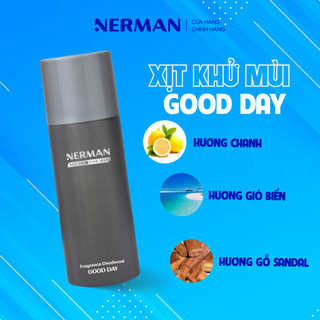 Xịt khử mùi nam giới hương nước hoa Good Day, First Date, Ice Storm Nerman 100ml