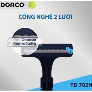 Gói 5 bàn cạo râu Hàn Quốc Dorco, dao cạo râu 1 lần