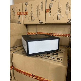 Đèn Trụ Cổng Vuông Năng Lượng Mặt Trời Kích Thước 20cm 25cm 30cm 40cm | Đèn Sân Vườn NLMT Chống Nước BH 1 Năm