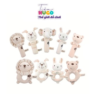 Đồ chơi lục lạc thú nhồi bông [chính hãng], lục lạc cầm tay cao cấp giúp bé phát triển giác quan