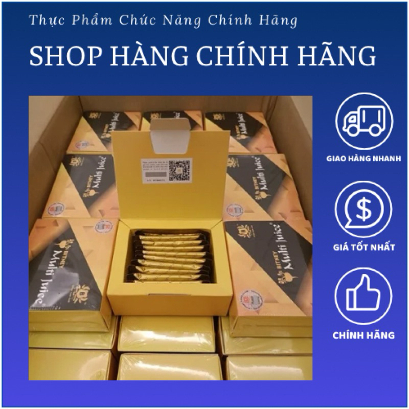 [ Vị Cũ Chính Hãng ] Trà multi Juice Bitney Malaysia 1 hộp 10 gói. it ...