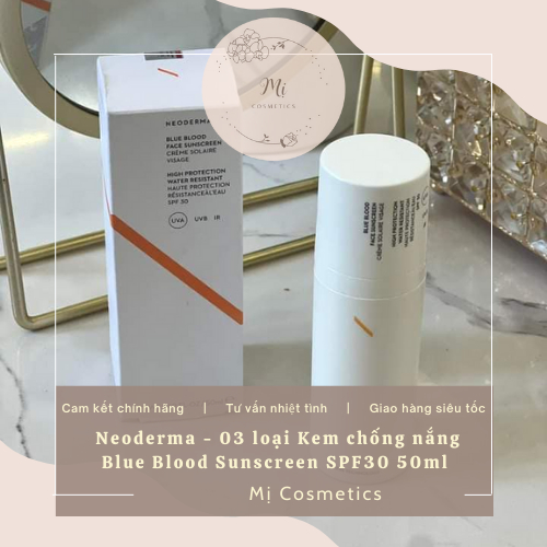 [Chính Hãng] Neoderma Blue Blood Face Tinted Sunscreen SPF30 Kem chống ...