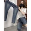 Quần jeans ống đứng, Quần bò ống đứng 2 cúc co giãn siêu đẹp phong cách LN