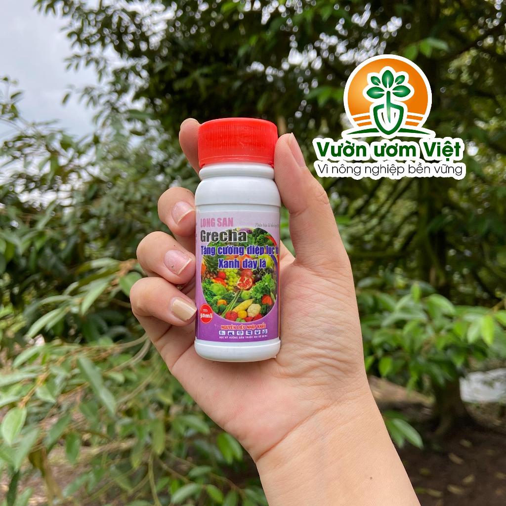 Phân bón lá Grecha - tăng cường diệp lục, tái tạo tế báo cây trồng khỏe mạnh, lá xanh tươi tốt 50ml