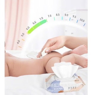 Bịch 60 Tờ Khăn Giấy Ướt 3 Lớp Không Cồn An Toàn Cho Da- KHĂN ƯỚT LAU MẶT CHO MẸ & BÉ - MÃ: KHANGIAYUOTCHOBE24