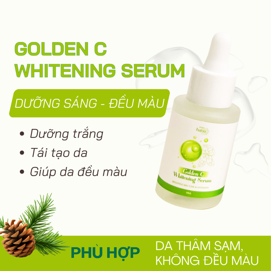 Ảnh Serum Dưỡng Sáng Đều Ngừa Lão Hóa Da RIORI HANA  Golden C Whitening Seum 4