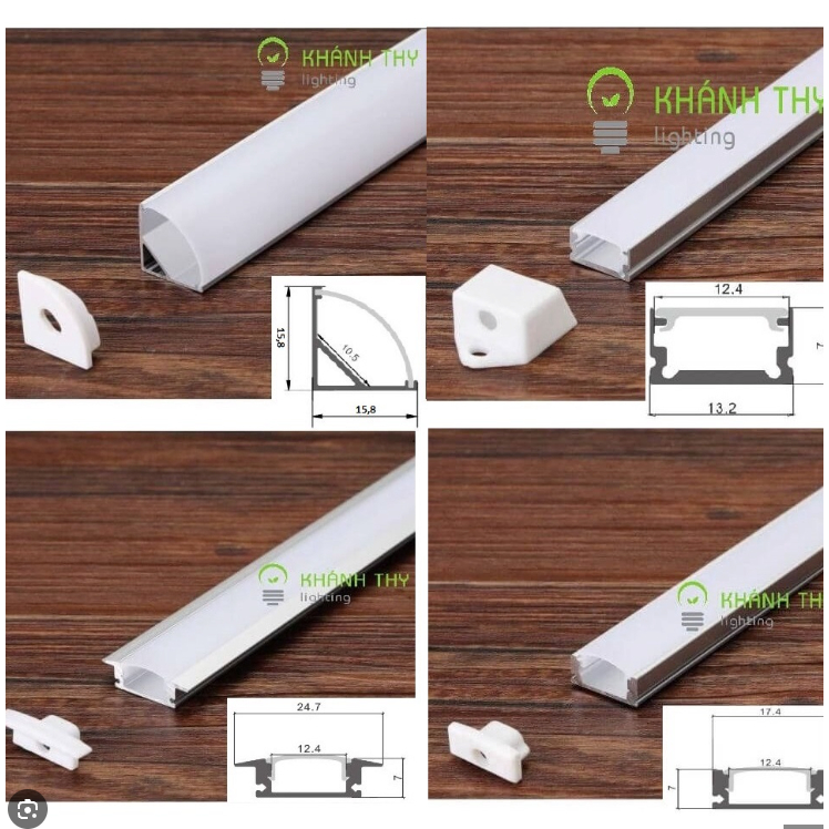 COMBO Đèn Led tủ bếp kèm cảm biến vẫy tay gắn thanh nhôm V, bộ đèn led đầy đủ phụ kiện kẹp nối đầy đủ | BigBuy360 - bigbuy360.vn