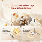 Máy Làm Sữa Hạt Masuto | Dung Tích Lớn, Trợ Lý Giọng Nói, Cối Thủy Tinh Cường Lực Cao Cấp. 12 Chế Độ, Xay Hạt Nhuyễn Mịn — ảnh 4
