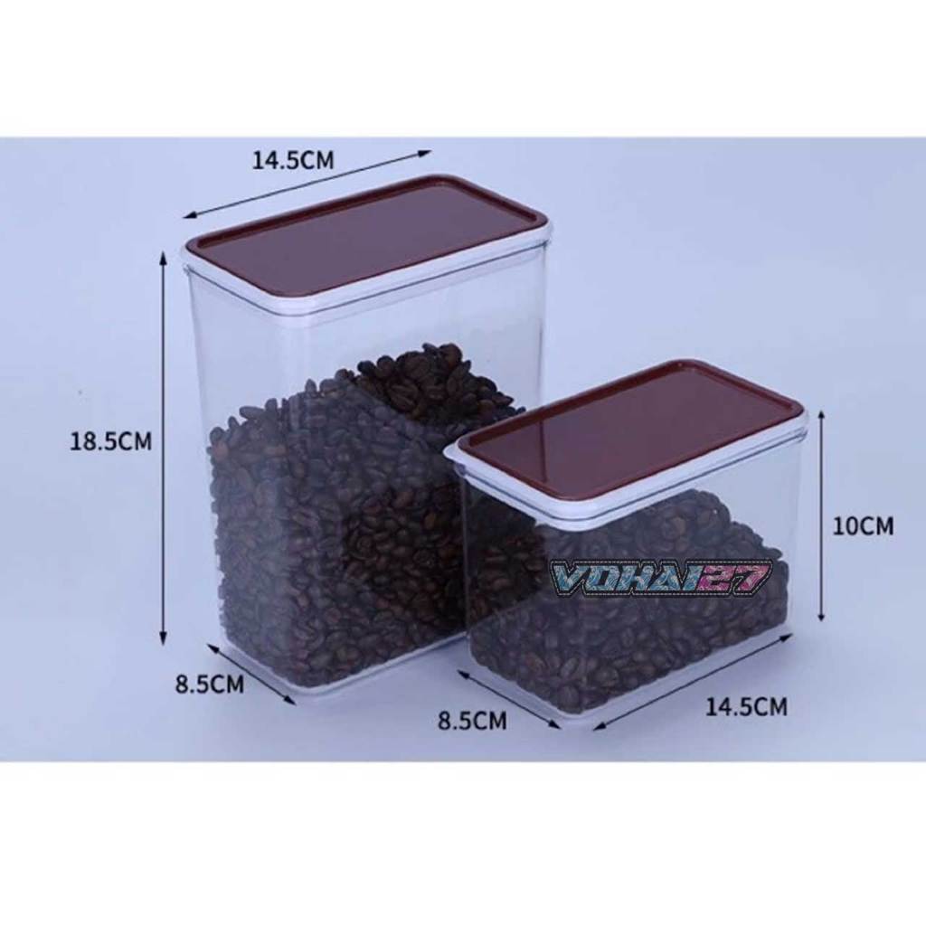 Hộp Nhựa Đựng Bột, Hạt, Cà Phê - Hộp Nhựa Đựng Thực Phẩm