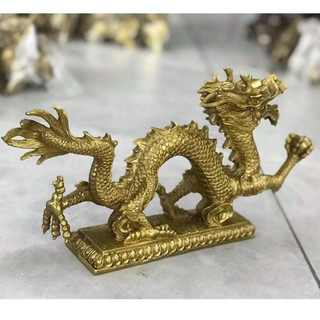 Tượng Rồng cầm Ngọc các cỡ bằng đồng vật phẩm phong thuỷ trưng bày trang trí quà tặng