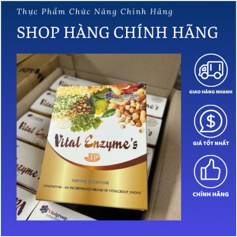 1 Thùng Vital Enzymes Vital Group (12 hộp) giúp tiêu hóa thức ăn dễ ...