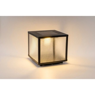 (KÈM QUÀ TẶNG) Đèn Trụ Cổng Năng Lượng Mặt Trời 20cm 25cm 30cm 40cm, Đèn Sân Vườn NLMT 3 Màu Chống Nước BH 1 Năm
