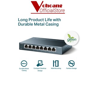 Switch Để Bàn 8 cổng vỏ kim loại TP-Link SG108 10/100/1000Mbps